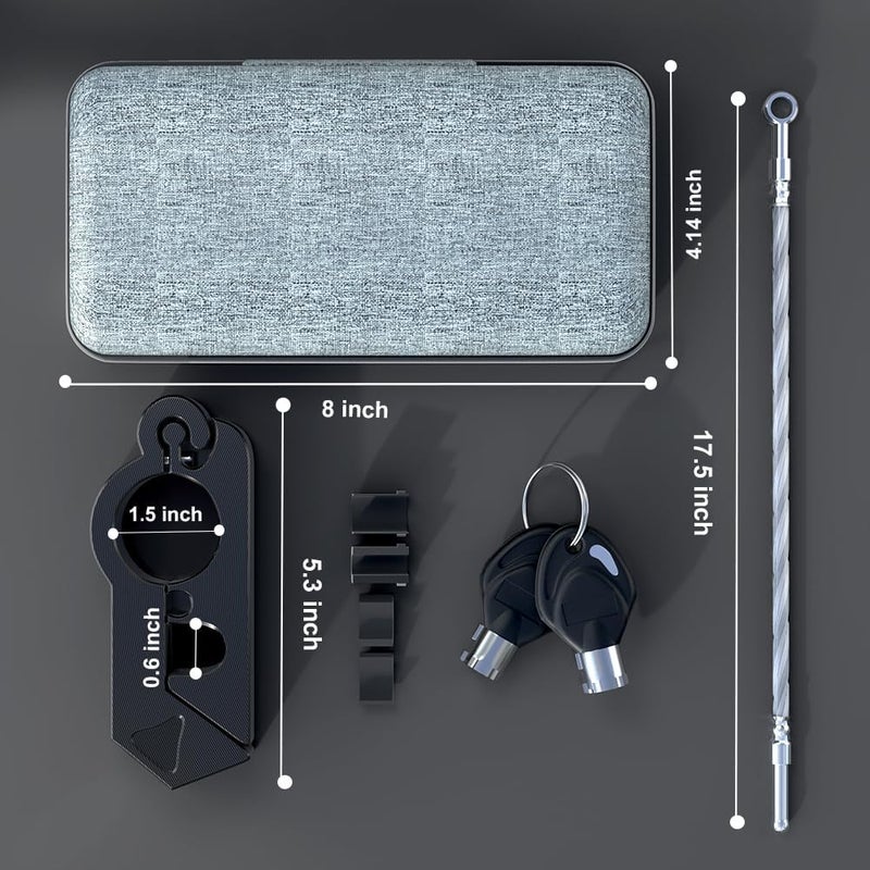 JAGASOL Motorcycle Lock 'Combo Anti Theft Lock' for Motorbike, Scooters, ATV & Dirt Bike - Image 3